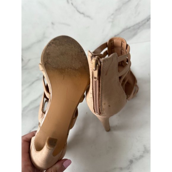 STEVE MADDEN Madelia Tan Stiletto Heels Size 7 - Picture 5 of 6